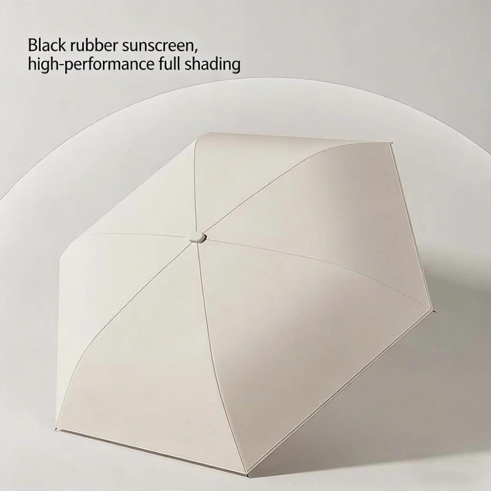 Solid Color Pocket Sunscreen Umbrella Ultra-Light Sunshade Parasol Dual-Use Umbrella Travel Use