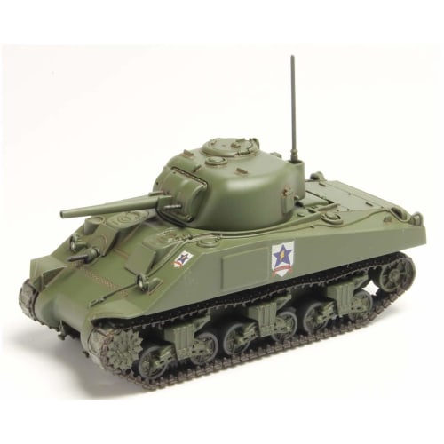 PLATZ Girls & Panzer the Movie Easy Model Tankery Series M4 Sherman 75mm Gun Model (Saunders University High School) 1/56 Scale Plastic Model GP56-3
