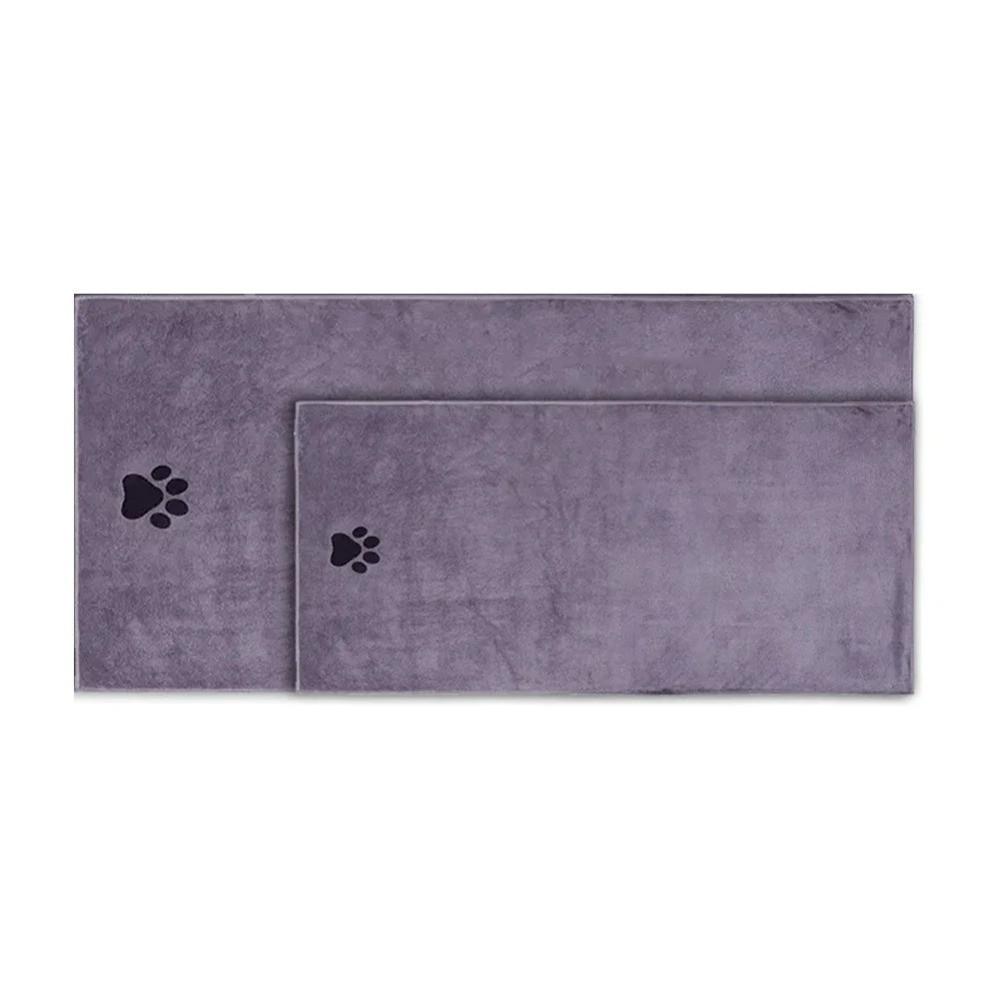 Quick-Drying Pet Dog Towel Super Absorbent Big Puppy Bathrobe Soft Cat Bath Towels  Pet Supplies