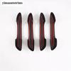 ABS Chrome / Carbon Fiber Door Handle Bowl Frame Decoration Cover Trim For Lexus UX 200 250H  - Car Accessories Exterior