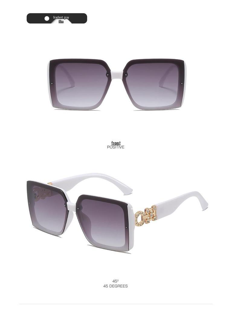 Elegant European & American Sunglasses for Women - Trendy UV Protection, Face Slimming Design