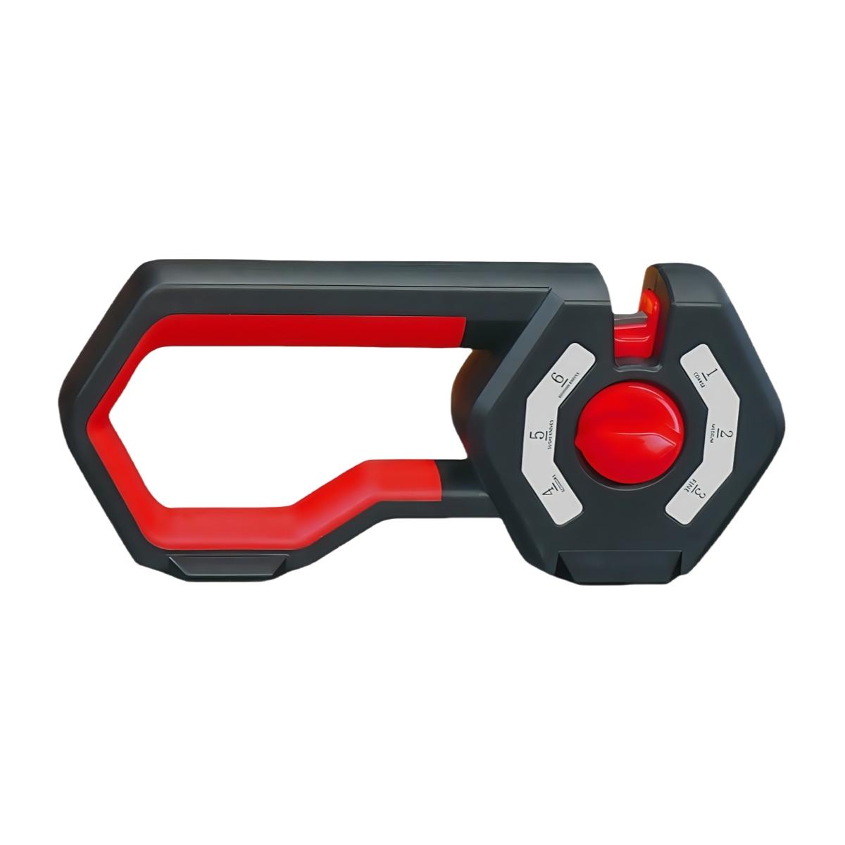 

Compact Sharpening Device Adjustable Handheld Sharpener For Effortless Sharpening 6-Slot Sharpening System Daily Use Reliability червоний