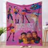 Flannel Blanket Witch Hunter K-Pop Series 4 Blankets Nap Blanket Autumn And Winter Flannel Blanket Can Be Connected To Jit