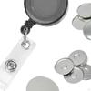 10 Pieces Retractable ID Holder Keyring DIY Buckle Portable Nurse Reel for Worker Teacher