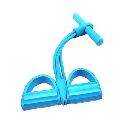 Corda di tensione 4 Tubi Estrattore Pedale Caviglia Addominale Ginnico Fitness Elastico Sit Up Pull Rope Attrezzature per l'allenamento sportivo a casa