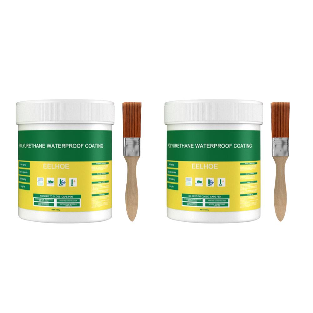 30/100g/300g Waterproof Coating Sealant Agent Transparent Glue With Brush Invisible Anti-Leak Roof Repair Broken Agent Tool