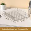 Acrylic Desktop Bookshelf for Students and Office
