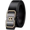 Men's Automatic Buckle Leather Belt - Versatile Business Casual Accessory