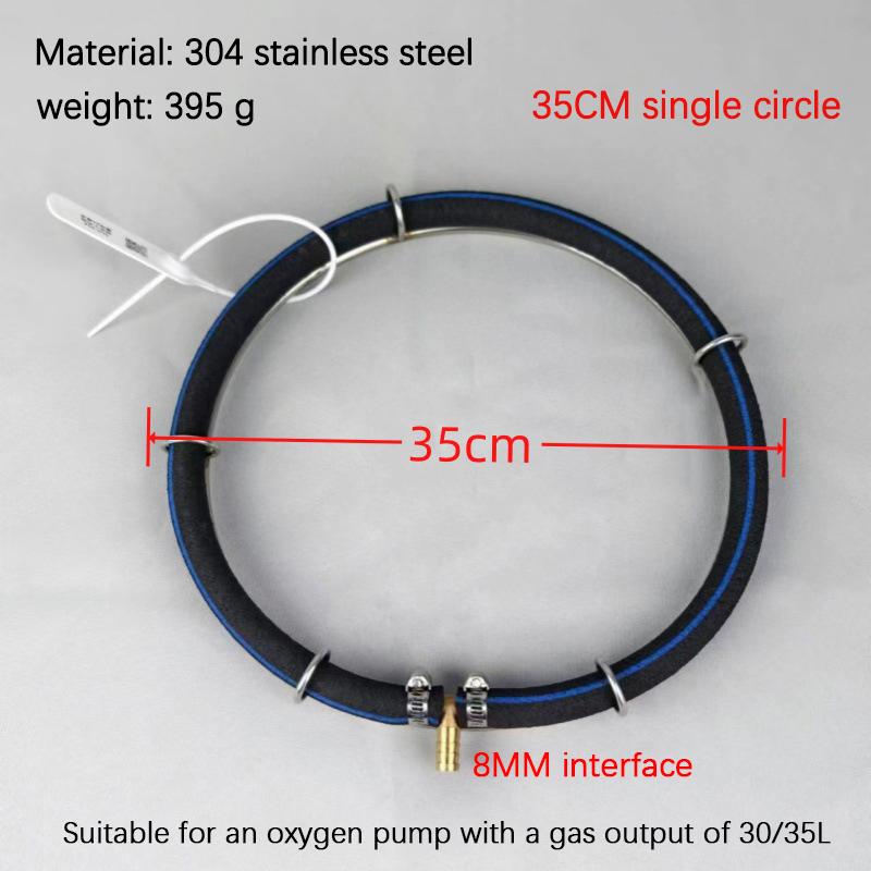 Nano Aeration Disc 1pcs 304 Stainless Steel High Output Oxygen Plate for Fish Pond Reliable Seafood Pond Oxygenator