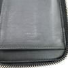 LOUIS VUITTON N63095 Zip Around Damier Grafitte leather Zippy Wallet Vertical Purse black leather mens Used