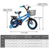 12/14/16 Inch Children Bike Boys Girls Toddler Bicycle Adjustable Height Kid Bicycle with