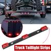 12V Car Taillights DRL LED Bar Red Brake Turn Signal Lights Roof Ceiling Side Marker Lamps Truck Trailer Accessories Universal