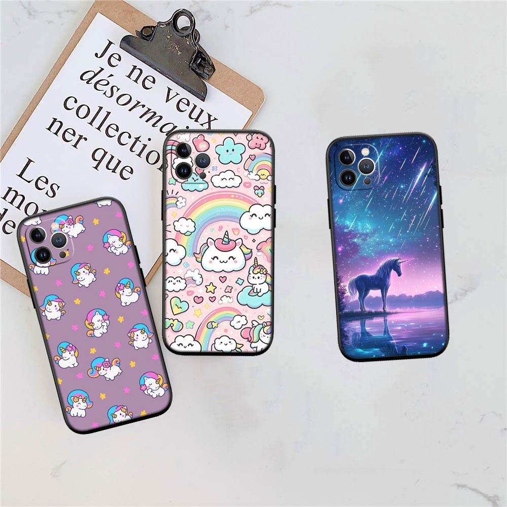 IX6 Cartoon Unicorn New Luxury Phone Case for Xiaomi Mi POCO C50 C51 C55 C65 X6 F6 F5 M6 C75 A1 A2 A3 5X 6X Lite Pro