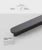 Modern Black Aluminum Alloy Extended Cabinet Handle