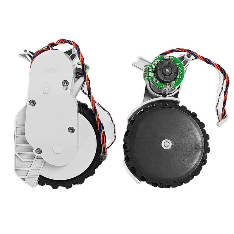 A65T-Left& Right Replacement Wheels For Xiaomi For Mijia 2C STYTJ03ZHM Vacuum Cleaner Spare Parts Drive Traveling Mop 2 Unit