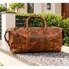 Fathers Day Leather Duffle Bag Gift Large Weekend Bag Vacation Holiday Travel Bags Groomsmen Gifts Best Weekender Overnight Bag