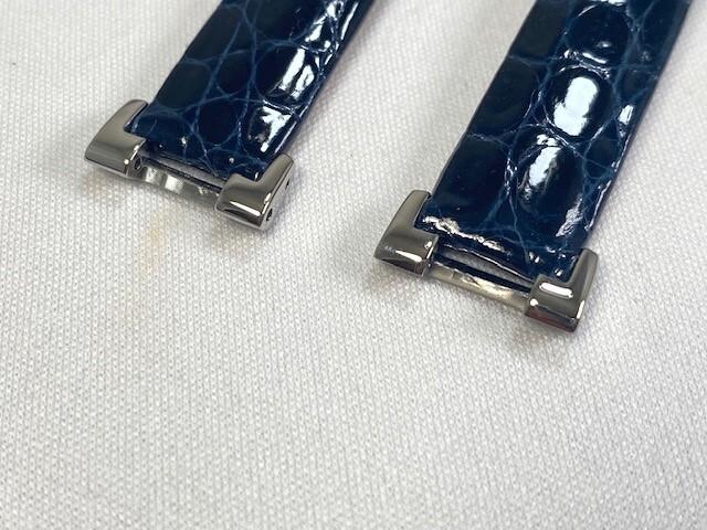 L0EZ112J9 SEIKO Dolce Exceline 12mm Leather for & Strap, Crocodile, Navy, SWCW105/ 1B25-0AM0
