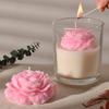 Neue 3D Rose Blume Pfingstrose Silikon Kerzenformen DIY Blume Kerze Gips Harz Seife Schokoladenherstellung Form Valentinstagsgeschenk