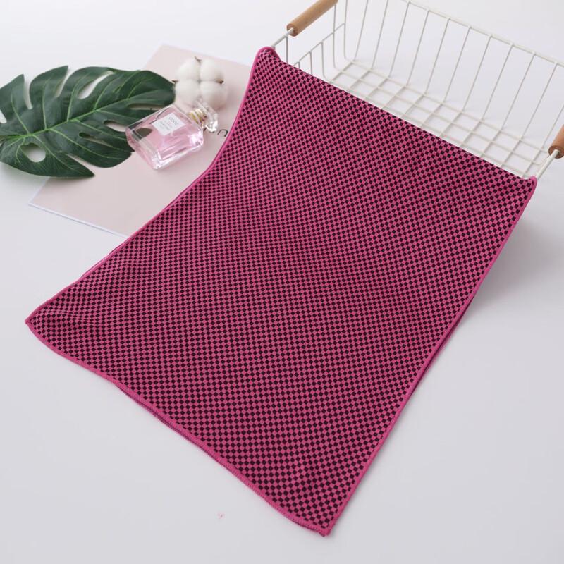 OLOMM Bamboo Charcoal Fiber Cooling Gym Towel 30x100cm (2 Pack)