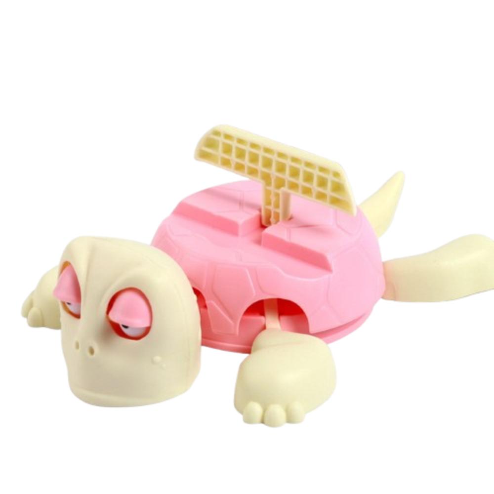 

DIY Assembly Turtle Cell Phone Bracket ABS Turtle Cup Pad Quirky Toys Desktop Ornaments розовый