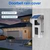 Solar Doorbell Sun Protecter Waterproof Solar Cover New Doorbell Rain Cover  Outdoor