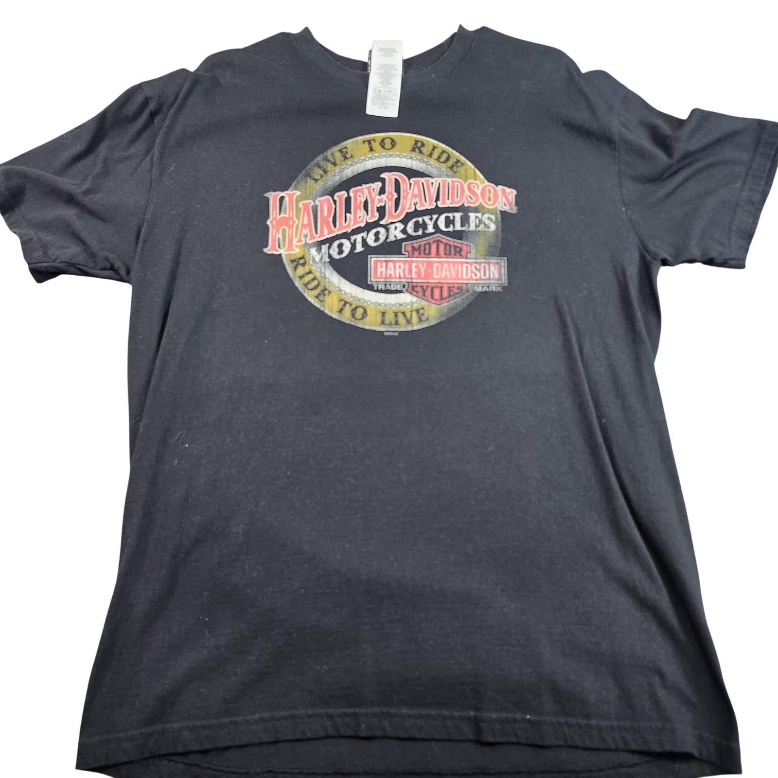 Harley-Davidson Shirt Mens XL Black Patriot Fairfax VA Washington DC Graphic Tee Unisex T-Shirt XXXL