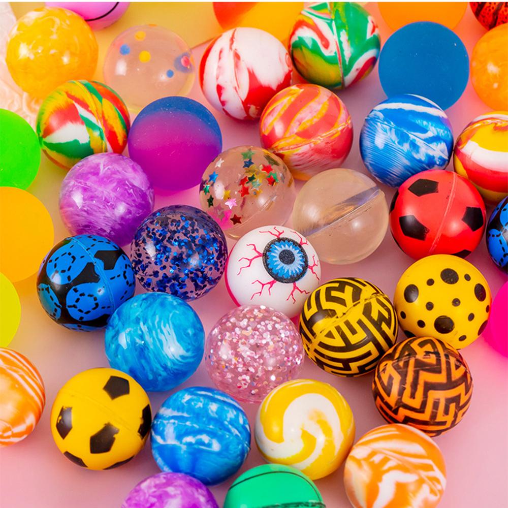 10/20/30/40/50 Stück Hüpfbälle Spielzeug Kindergeburtstag Mitgebsel Geschenke für Gäste Gummi Hüpfball Pinata Goody Bag Füllung Preise