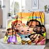 Coperta Stampata a Tema CoComelon - Perfetta per Divano, Letto, Viaggi e Uso Esterno | Lavabile in Lavatrice, Accogliente e Durevole.