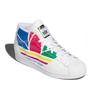 adidas Originals Modello Pro Pelle Sintetica Ammortizzante Durevole Traspirante Sneakers Mid-Top Sneakers Unisex Bianco Rosso FY1549