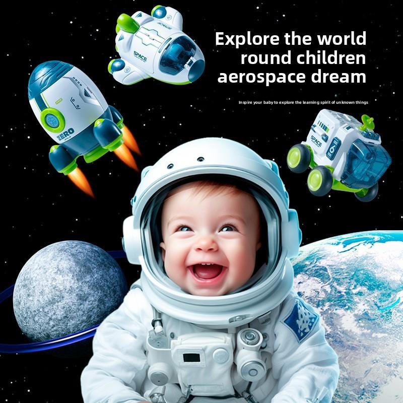 Astronaut Exploration Space Airplane Toy Early Learning Brain Development Gift