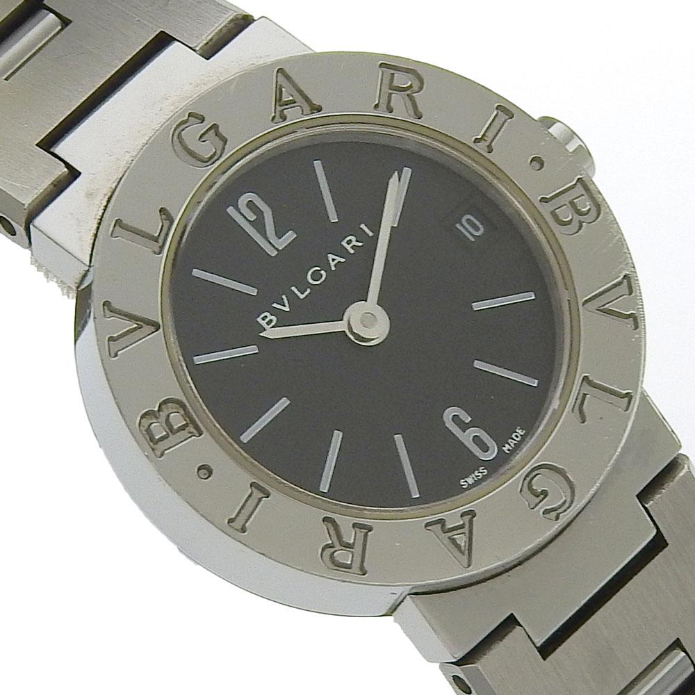 BVLGARI Bzero1 Watches BB23Stainless Steel Be zero one blackDial Stainless Steel Quartz Analog display Women Used