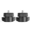 2Pcs Lightweight Ball Head Thread Adapters Ideal for Travel Vlogging and Motorcycle Riding 17mm To 1/4-20 Conversion