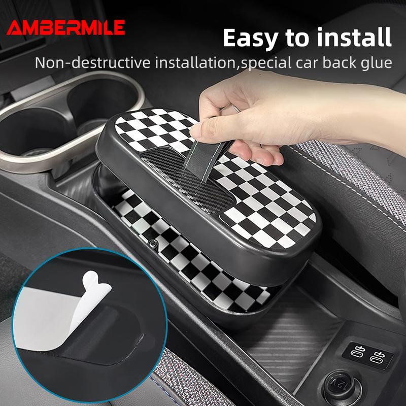 Central Control Storage Box For BMW Mini Cooper F65 F66 2024 2025 Central Armrest Storage Box Car Accessories