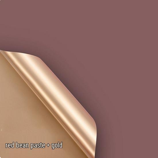 

Бумага для упаковки цветов из золотой фольги Roland - Корейский стиль, Двухцветная, Водонепроницаемая, Роскошная упаковка для букетов 57*57cm, 20 sheets/pack