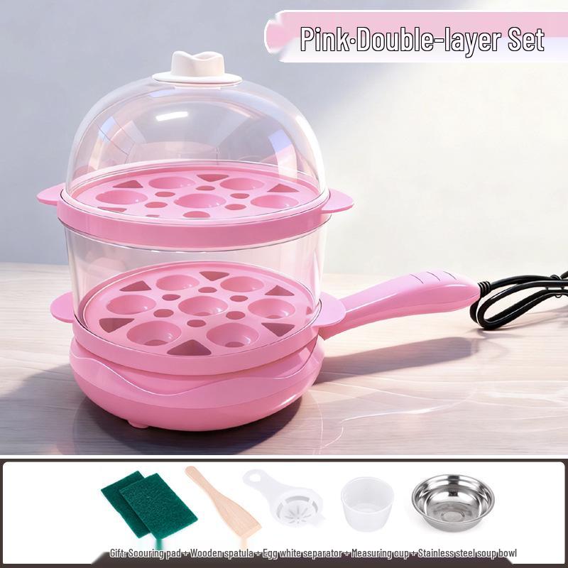 Canxiang Non-Stick Electric Frying Pan: Poached Eggs, Dumplings, Pot Stickers & Breakfast Cooker