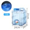 car Water Container 10L Camp Water Containers for Storage Portable Water Storage Carrier Jug with Spigot for Camping RV Outdoors