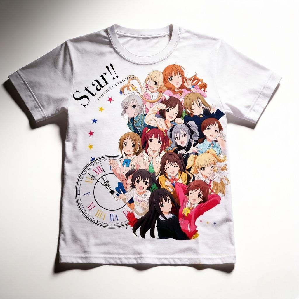

The Idol Master THEIDOLM STER All Members Ochihime Akemi Summer Stylish MultiPurpose TShirt in High DeUnisexd and Trendy 2XL