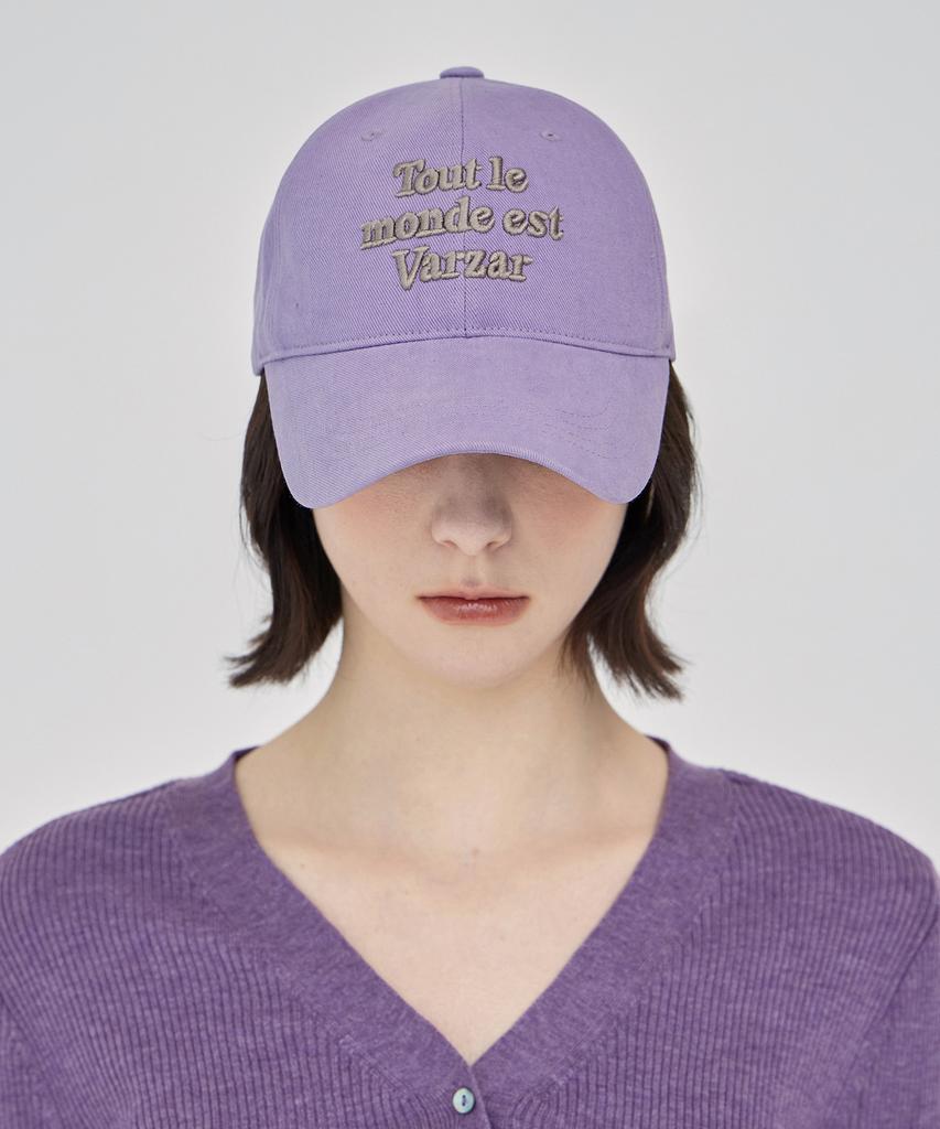Bajal Tmv Lettering Ball Cap [Washed Lavender]