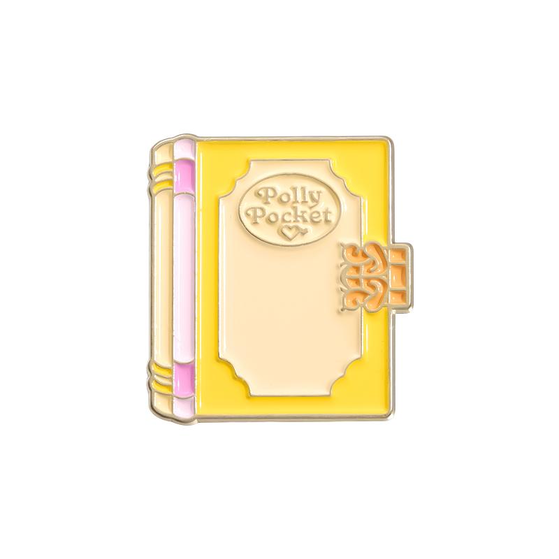 

Coloring Book Enamel Pins Custom Yellow Pink Blue Brooches Lapel Badges Funny Jewelry Gift for Friends
