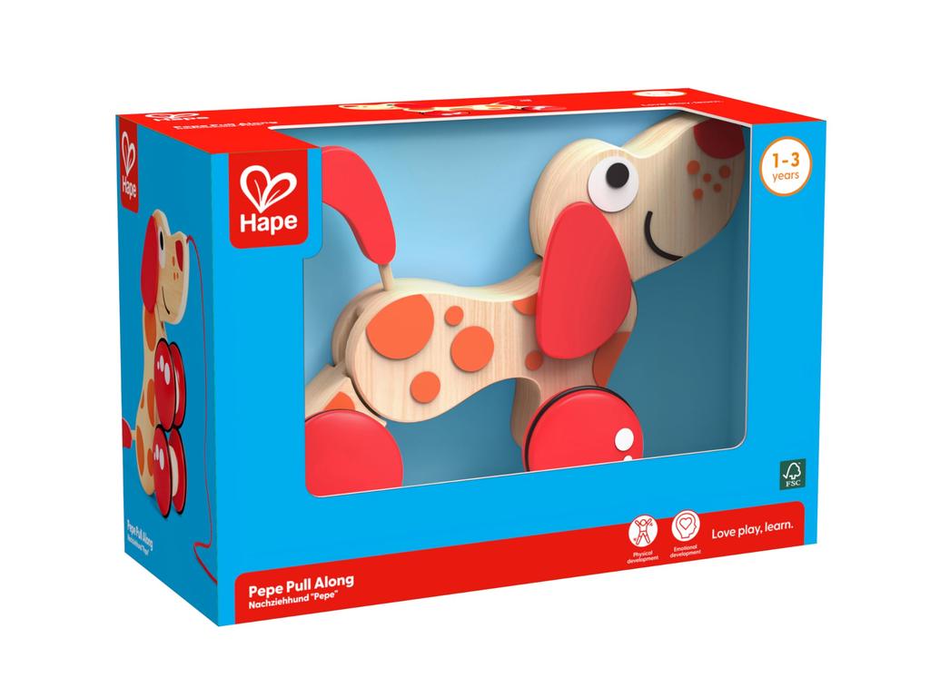 Hape Pepe the Puppy Pull Toy