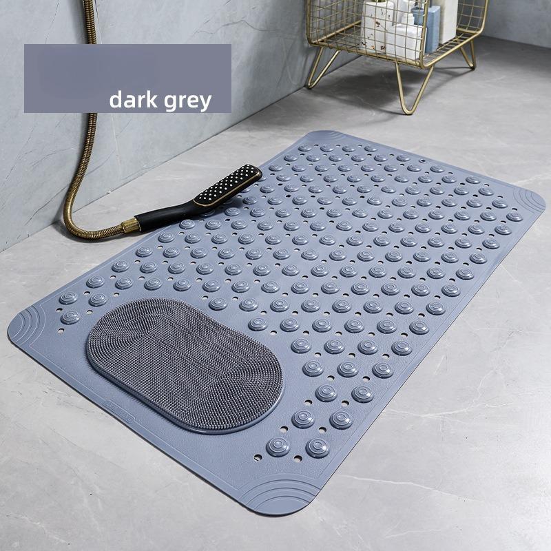 Household Bathroom Non-slip Toilet Anti-slip Mat Bath Toilet Floor Mat Bathroom Anti-fall Mat Bathtub Massage Mat
