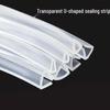 Lanshi Clear U-Shaped Glass Edge Protector