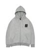 Fluke Achieve Graffiti Oversized Zip-Up Hoodie Grey Fzt1034-Z