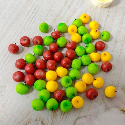 5/10Pcs Mini Simulated Little Apple Doll Accessories Toys 1/12 Dollhouse Miniature Food Play Scene Decoration