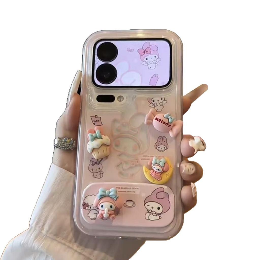 Melody Bracket Case Apple 17PRO Huawei MATE80 Honor 500vivo Xiaomi 17OPPO Mobile Phone Case