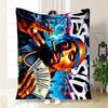 "Rapper Holding Money and Cigar Art Print Poster"Blanket Flannel Throw Blanket for Sofa, Bed, Travel, Camping, Office, Couch, Chair, And Bed