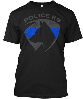 K9 della Polizia - Maglietta Made in USA Taglie dalla S alla 5XL