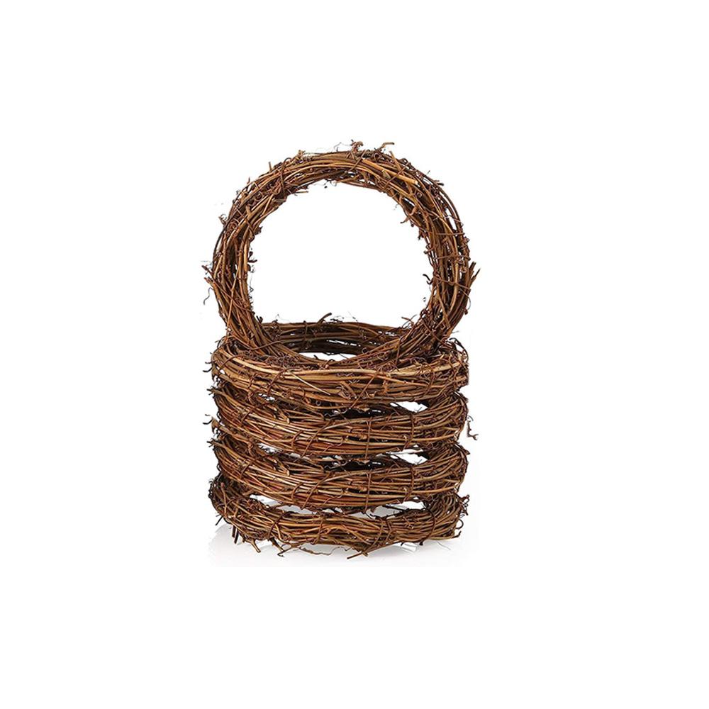 

Гирлянда из искусственных цветов ручной работы, венок на входную дверь, искусственные цветы из виноградной лозы с зелеными листьями, подвесные для комнаты, годовщины, свадьбы, дня рождения 15cm