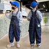 Dżinsowy Kombinezon Dziecięcy Chłopcy Ogrodniczki Kombinezony Streetwear Dzieci Codzienne Dżinsowe Szelki