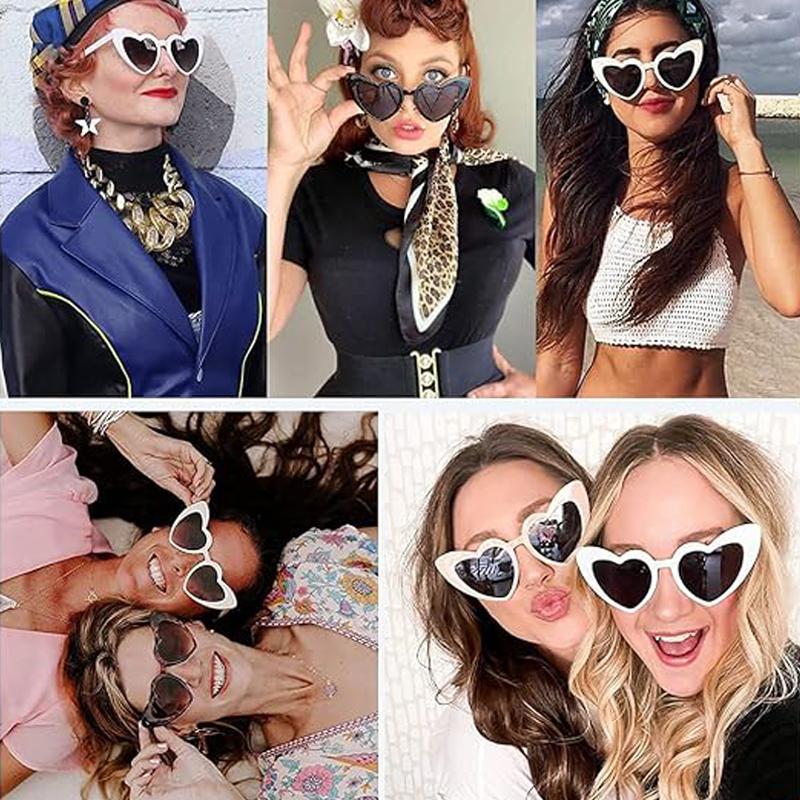 Vintage Heart Shaped Sunglasses Women StylishLove Eyeglasses